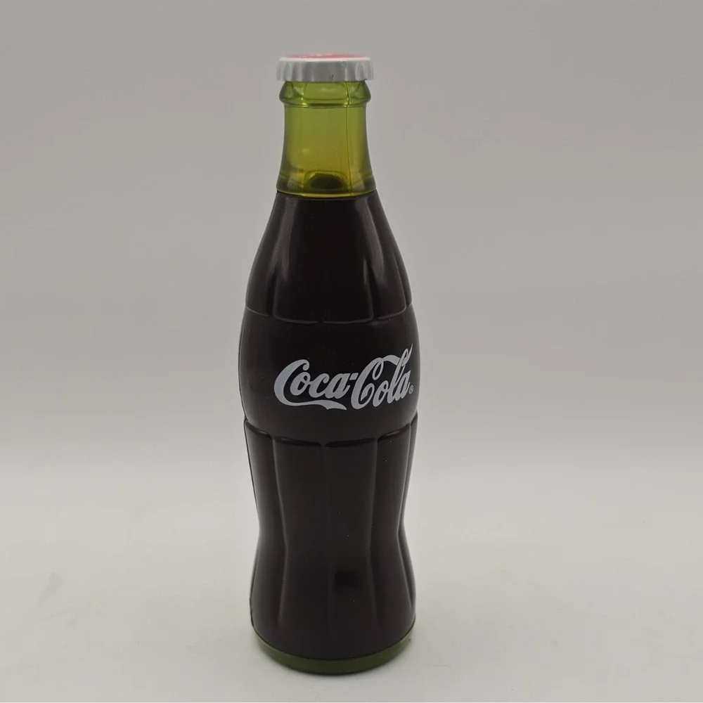 Coca-Cola Polar Bear Coke Bottle Figurine Soda Advertising, Black Green White